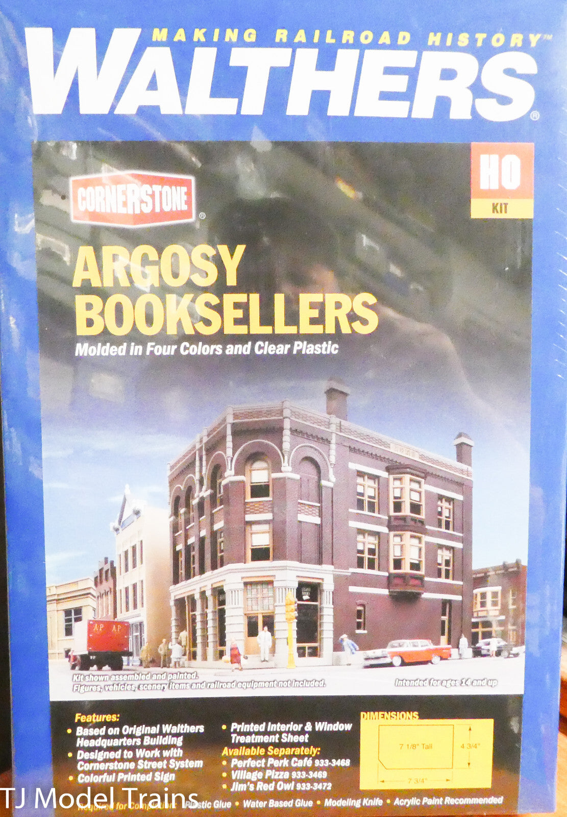 Walthers HO #933-3466 Argosy Booksellers (Building Kit) We Combine Shipping