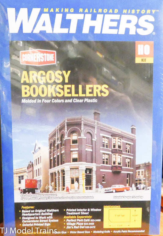 Walthers HO #933-3466 Argosy Booksellers (Building Kit) We Combine Shipping