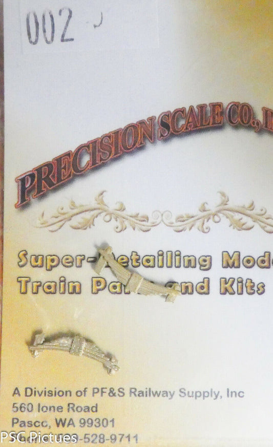 Precision Scale O #002 Springs, Driver Leaf Style (Brass Castings)