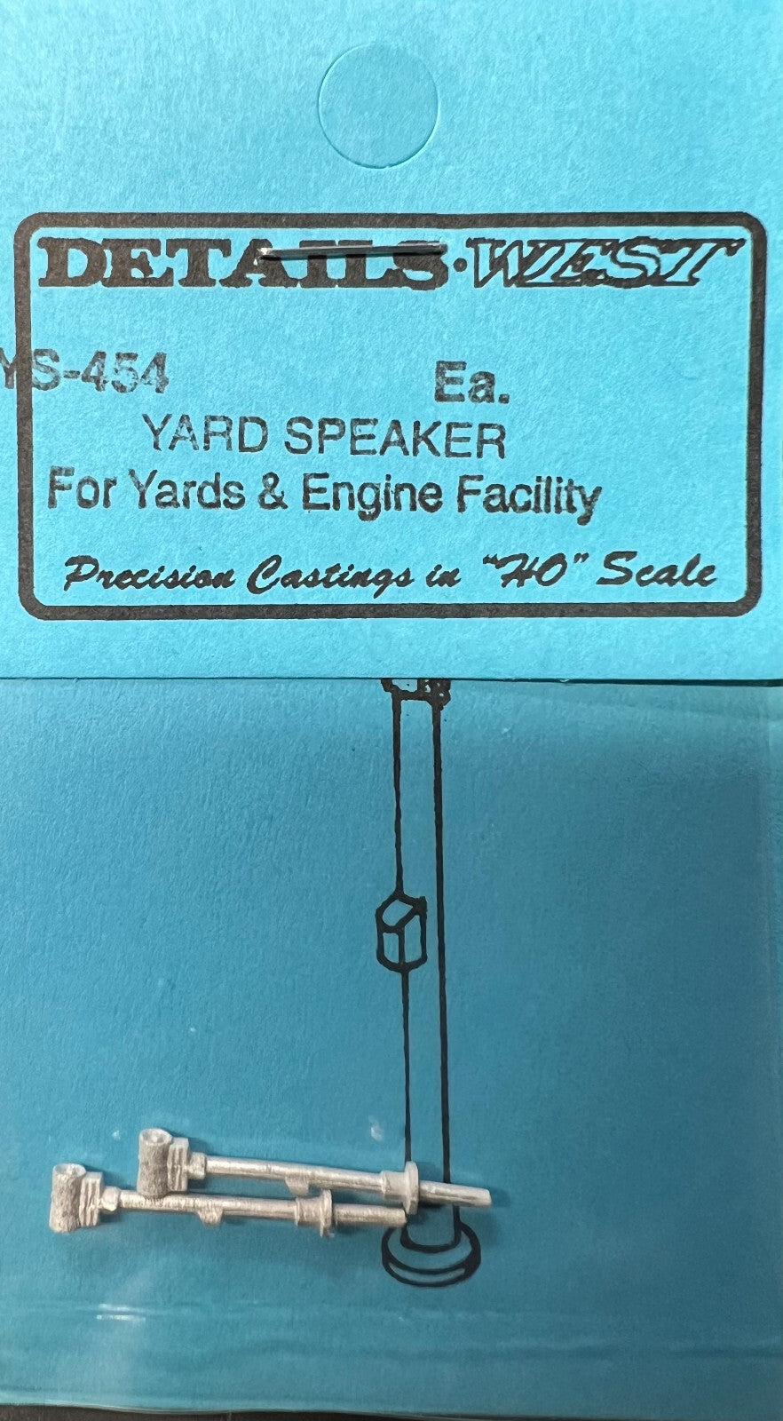 Details West HO #454 Yark Speaker - For Yards & Engine Facility