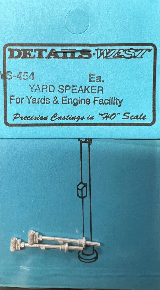 Details West HO #454 Yark Speaker - For Yards & Engine Facility