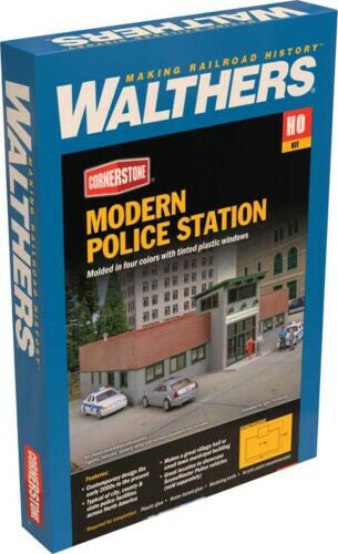 Walthers HO #933-4201 Modern Police Station -- Kit