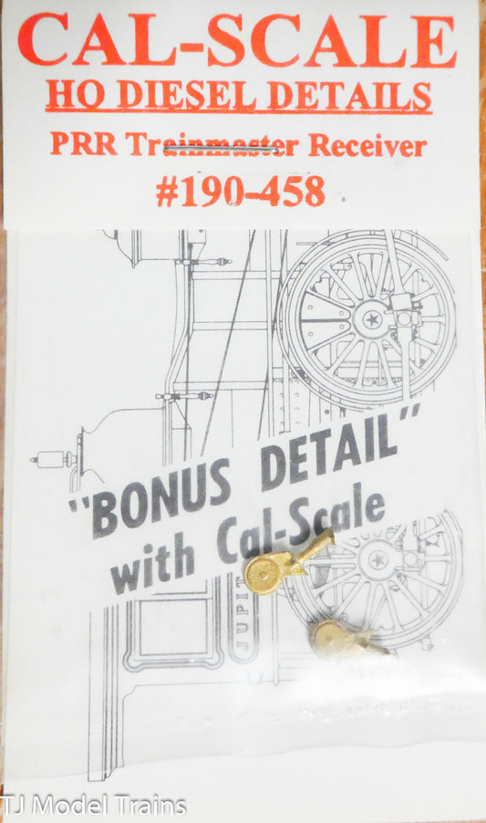 Cal-Scale HO #458 PRR Trainmaster Receiver (Brass Castings)