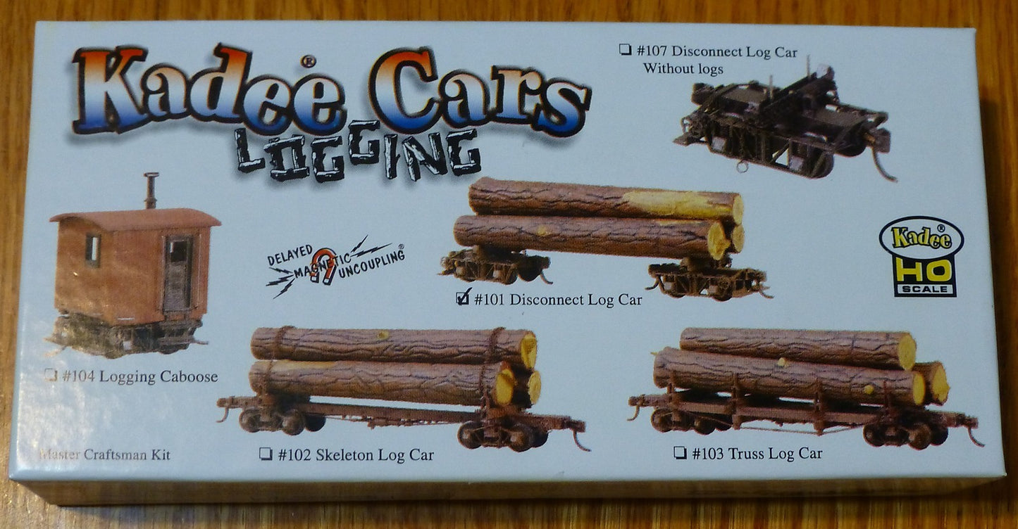 Kadee HO #101 Disconnect Log Trucks (Kit) w/Load5