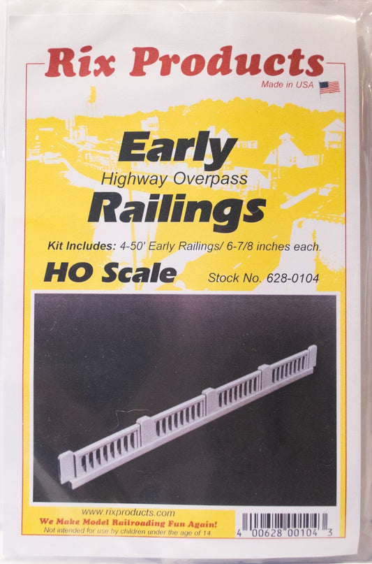 Rix #628-104 1930s Railings pkg(4)