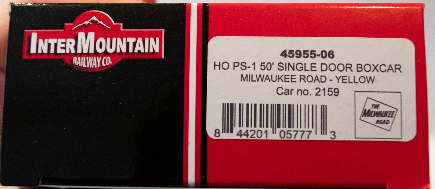 InterMountian HO #45955-06 50' PS-1 Single Door Boxcar w/Cushion Underframe - Re