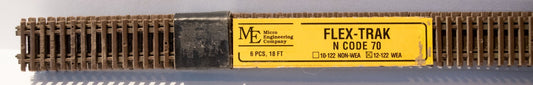 Micro Engineering Company N #12-122 Weathered Flex-Trak(TM) - 3' Long Sections p