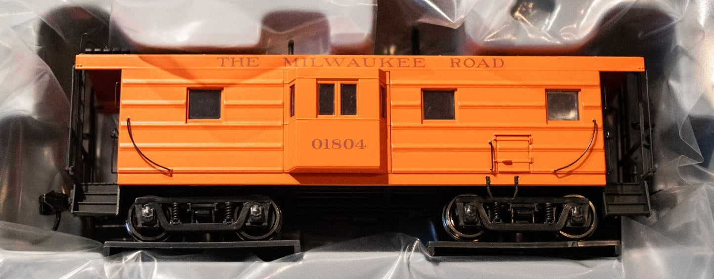 Walthers Proto HO #920-103651 Milwaukee Road Ribside Caboose -- Mlwaukee Road #0
