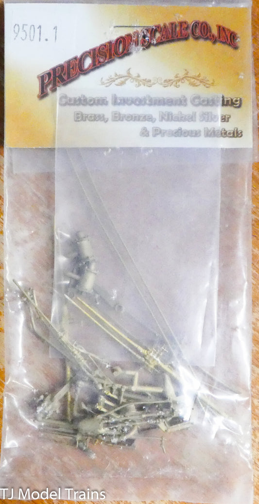 Precision Scale O #9501.1 Baldwin Narrow Gauge 4-4-0, 2-6-0 "Coal or Wood" Cab