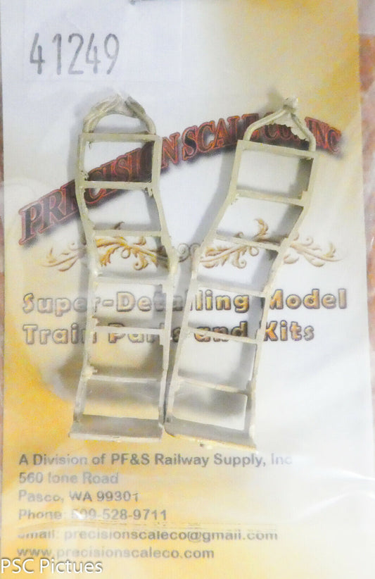 Precision Scale O #41249 Ladders, Cab Side, R&L, AC-9 (Brass Castings)