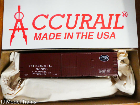 Accurail HO #81171 CCC & St.L Rd #56573 (40' USRA Wood Box Car) Kit