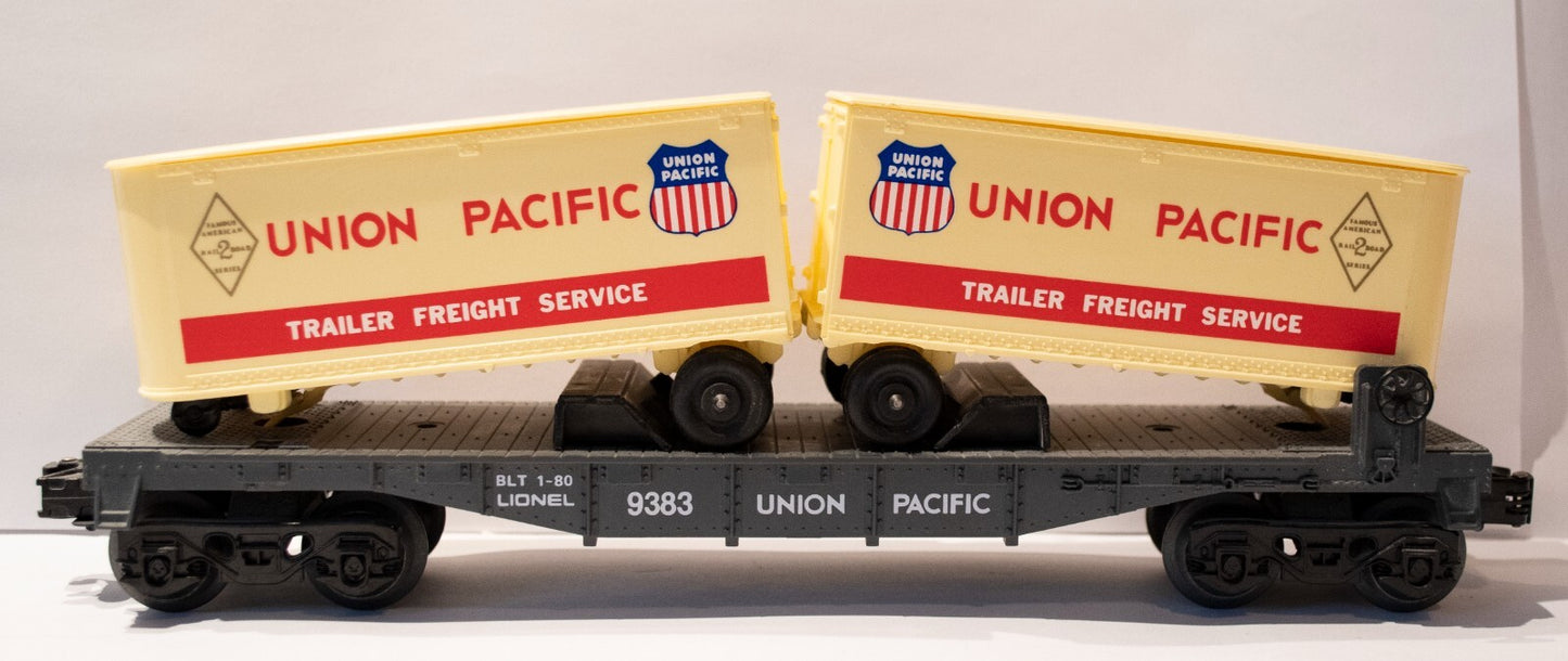 Lionel #6-9383 FARR Piggyback Flat Car with Vans