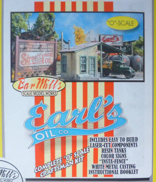 Bar Mills O #804 Earl's Oil -- Laser-Cut Wood Kit