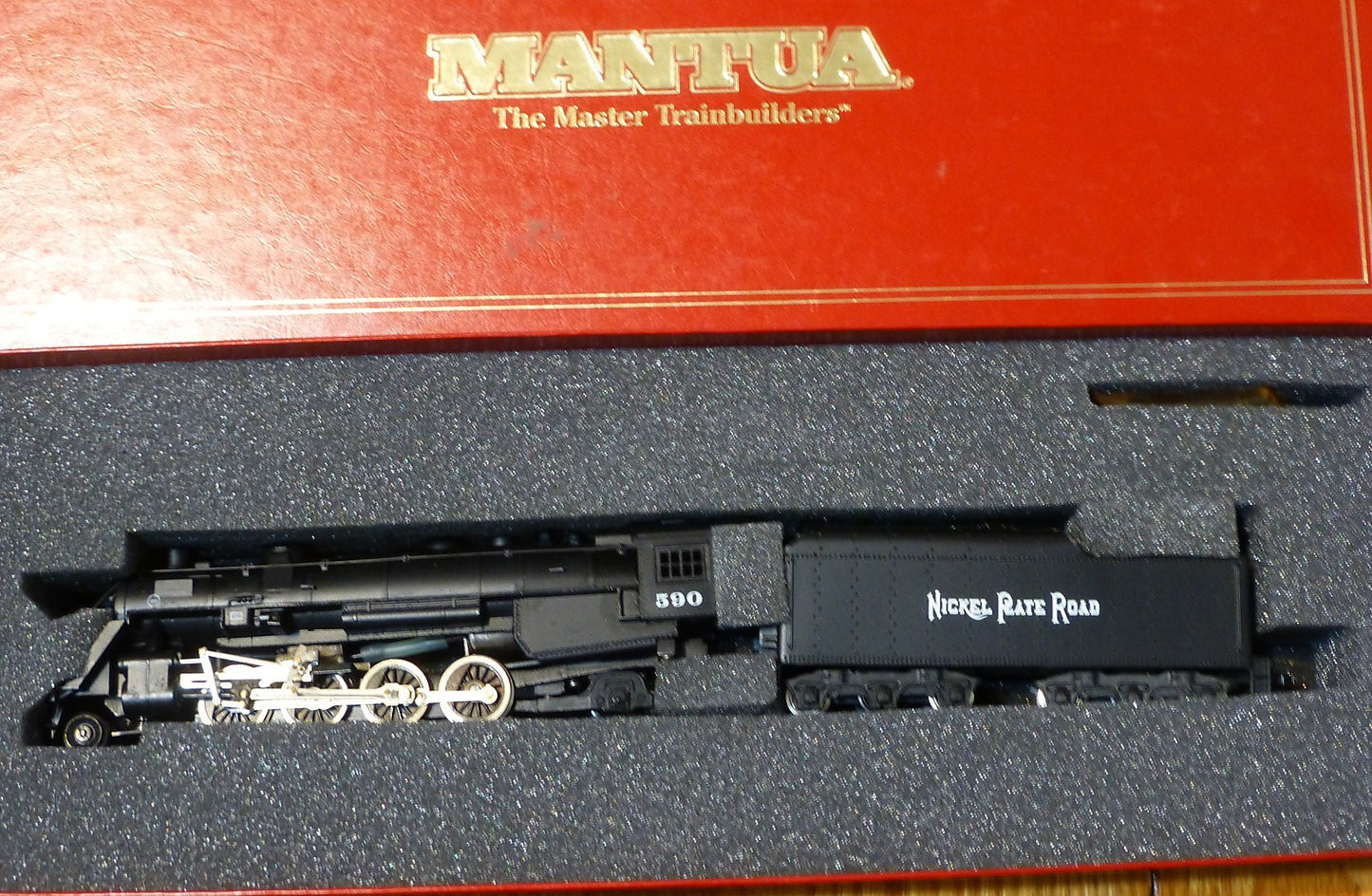 Mantua HO #383-070 Nickel Plate Raod Light Mikado #590 (Run #129) Steam Loco NEW