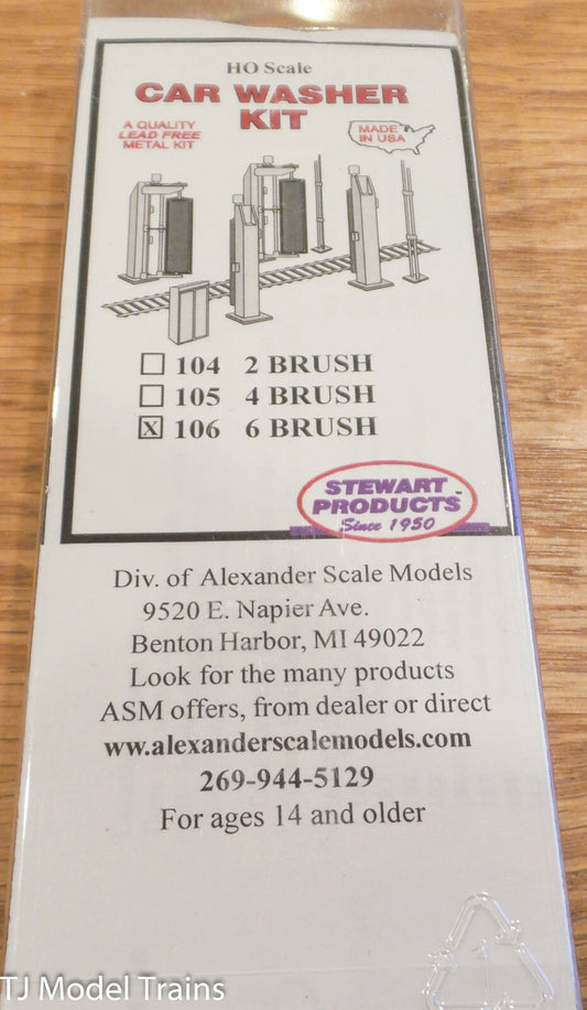 Stewart HO Scale #106 6 Brush  1 x 3-1/2" 2.5 x 9cm
