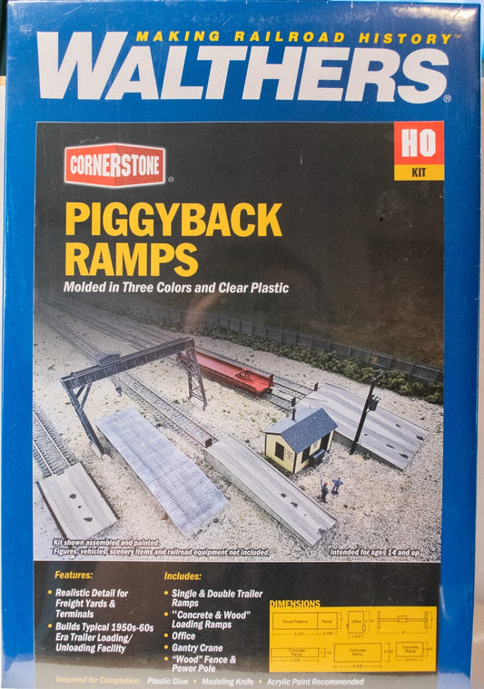 Walthers #933-4048 Piggyback Ramps -- Kit