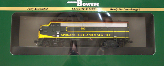 Bowser #24583 EMD F7A w/LokSound & DCC -Ex. Line Spokane, Portland & Seatle #803