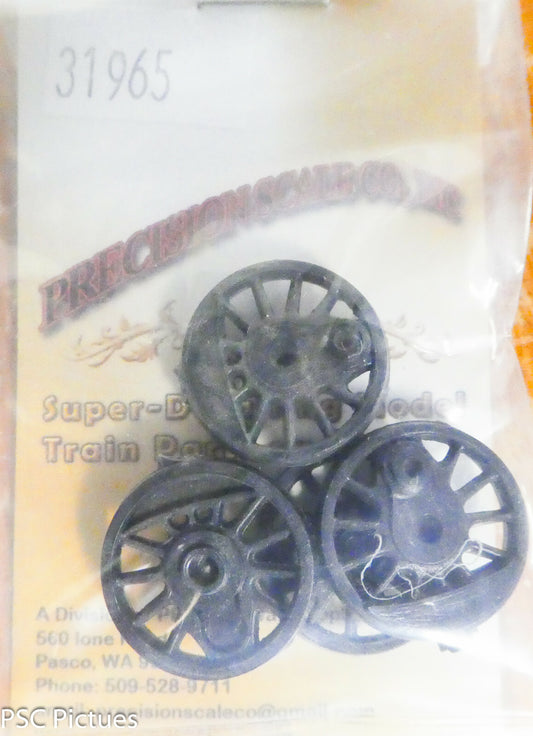 Precision Scale HO #31965 Driver Centers, Alco 63", Medium Counter Weight (Plast