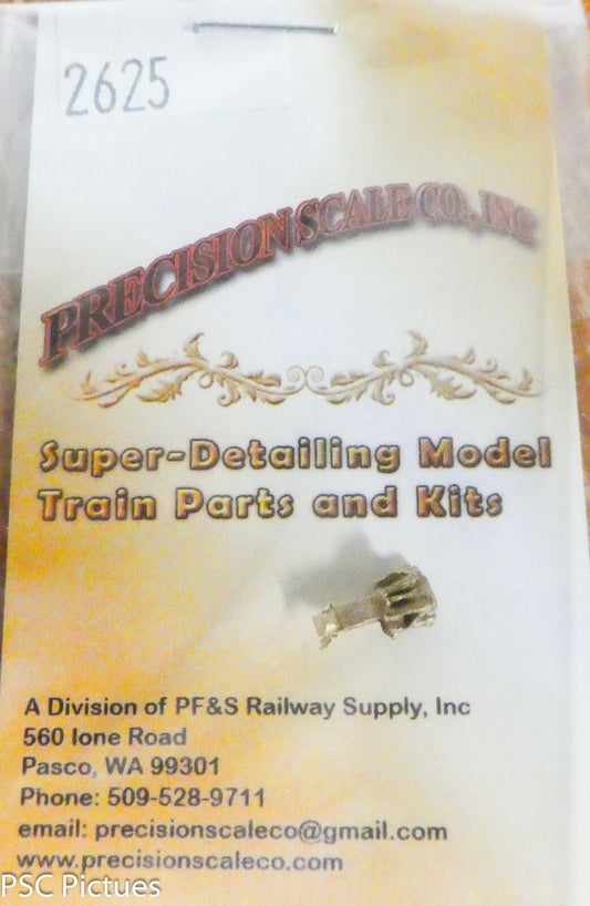 Precision Scale HO #2625 Coupler, Short, for #2624 (Brass Part)