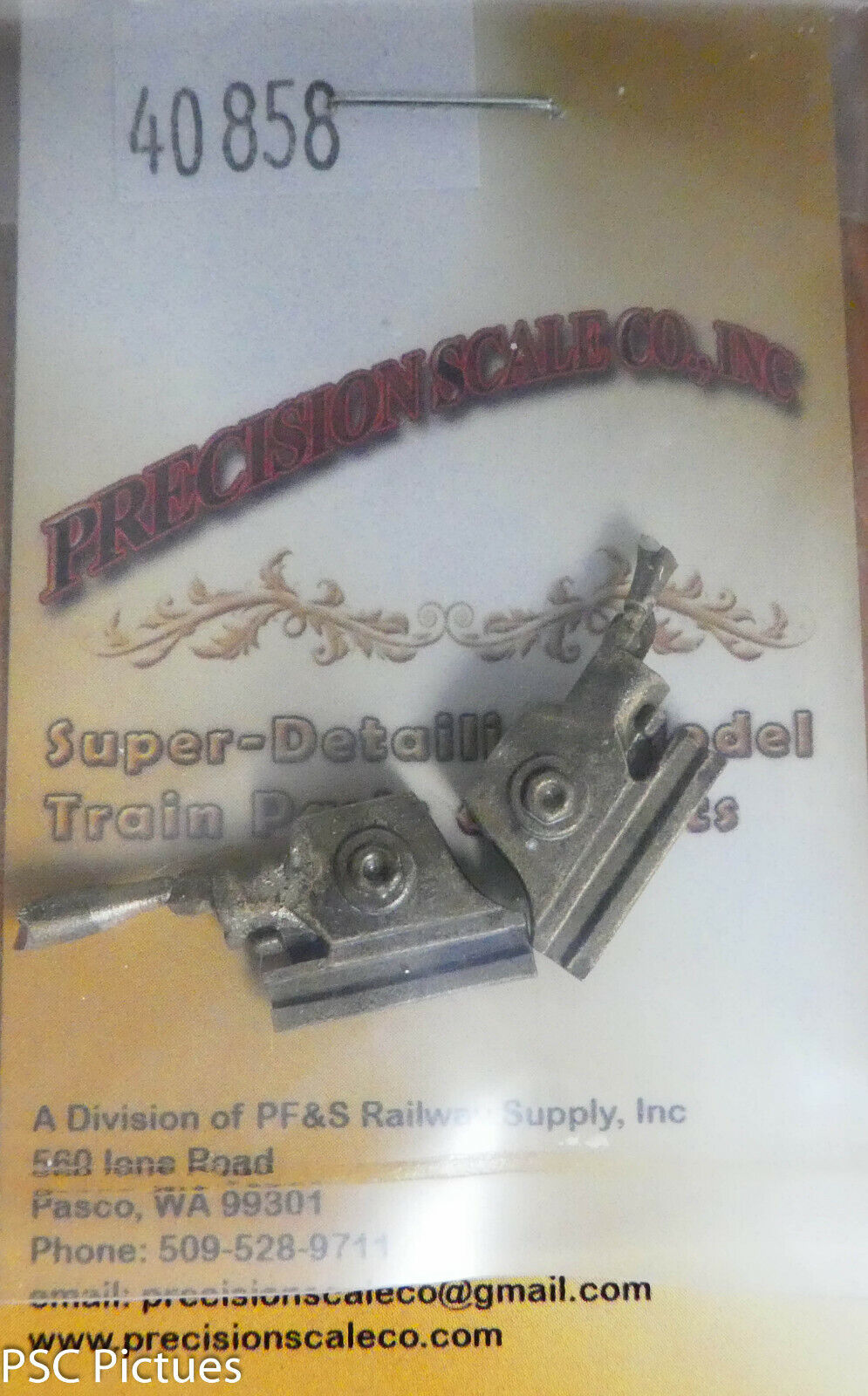 Precision Scale O #40858 Crossheads,  PRR K-4 Style (2 in Pkg)