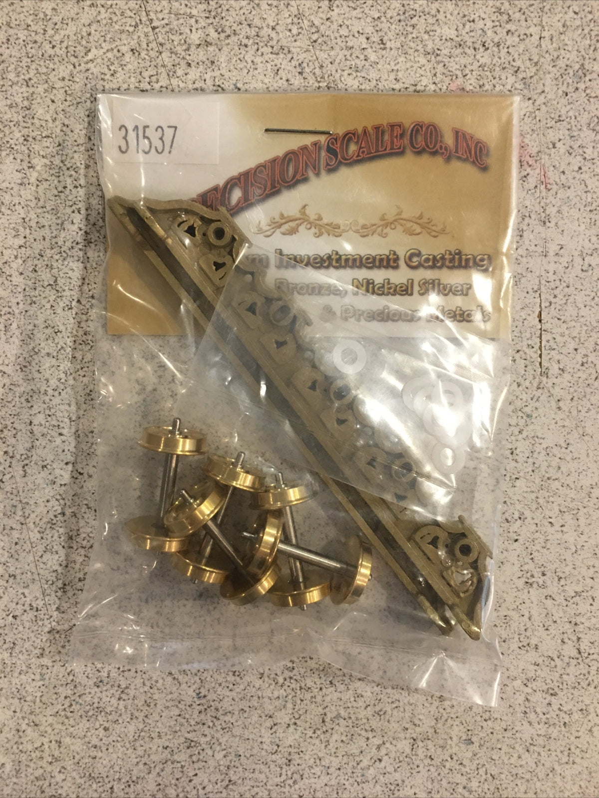 Precision Scale HO #31537 Truck 10-Wheel Set For: Tender w/40" Wheels 20'-3" WB