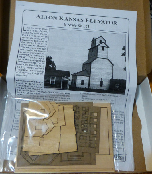 American Model Builders N #651  Alton Elevator (kit)