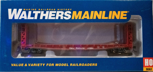 Walthers HO #910-5930 53' GSC Bulkhead Flatcar - Ready to Run -- Great Northern