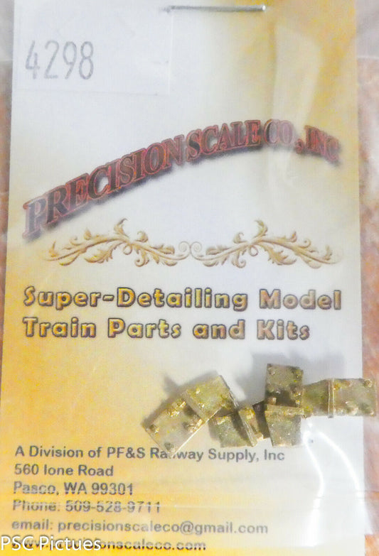 Precision Scale O #4298 Stays, Oil Bunker (Brass Castings)