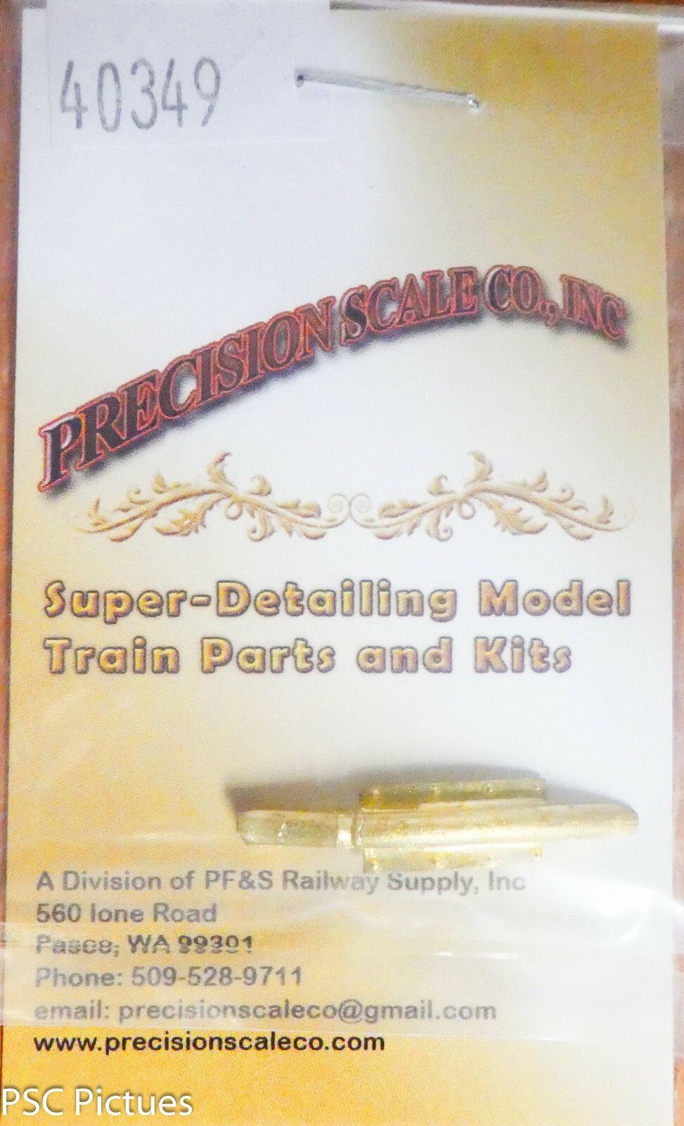 Precision Scale O #40349 Cover, Injector Pipe, Fireman's Side, Big Boy or Challe