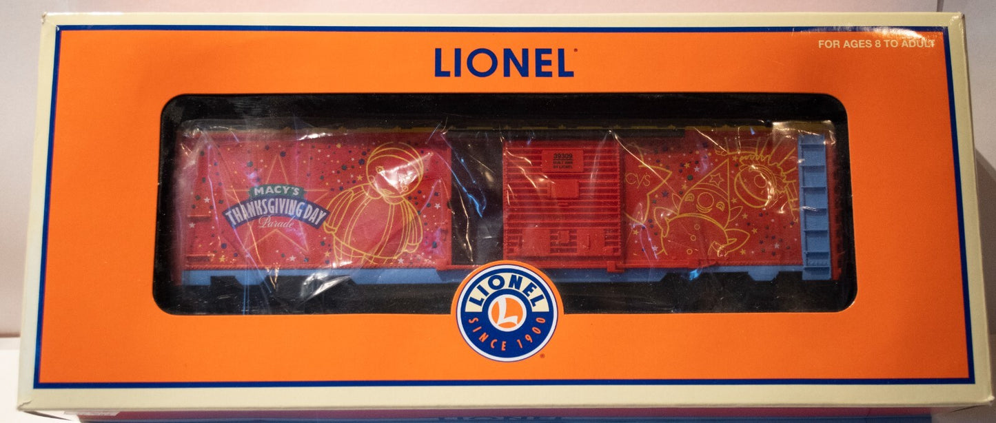 Lionel O Scale  #6-39309 Macy’s 2008 Thanksgiving Day Parade Box Car