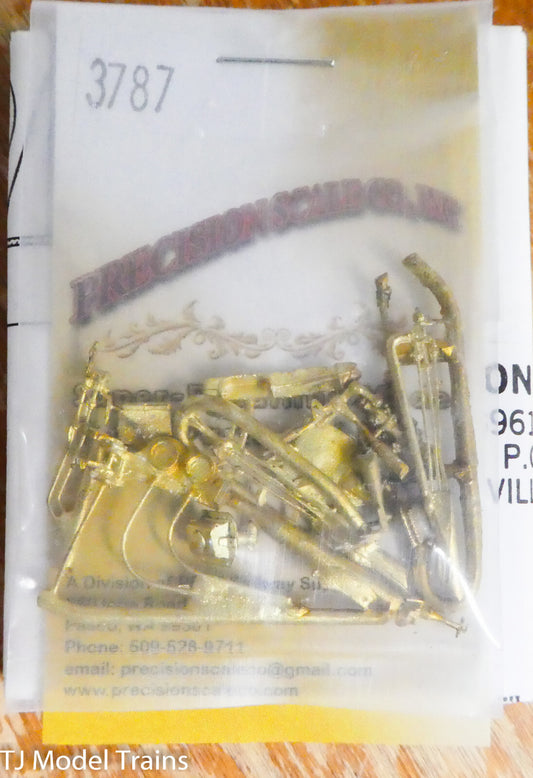 Precision Scale HO #3787 Climax Cab Interior Super Detailing Kit for: Oil Burner