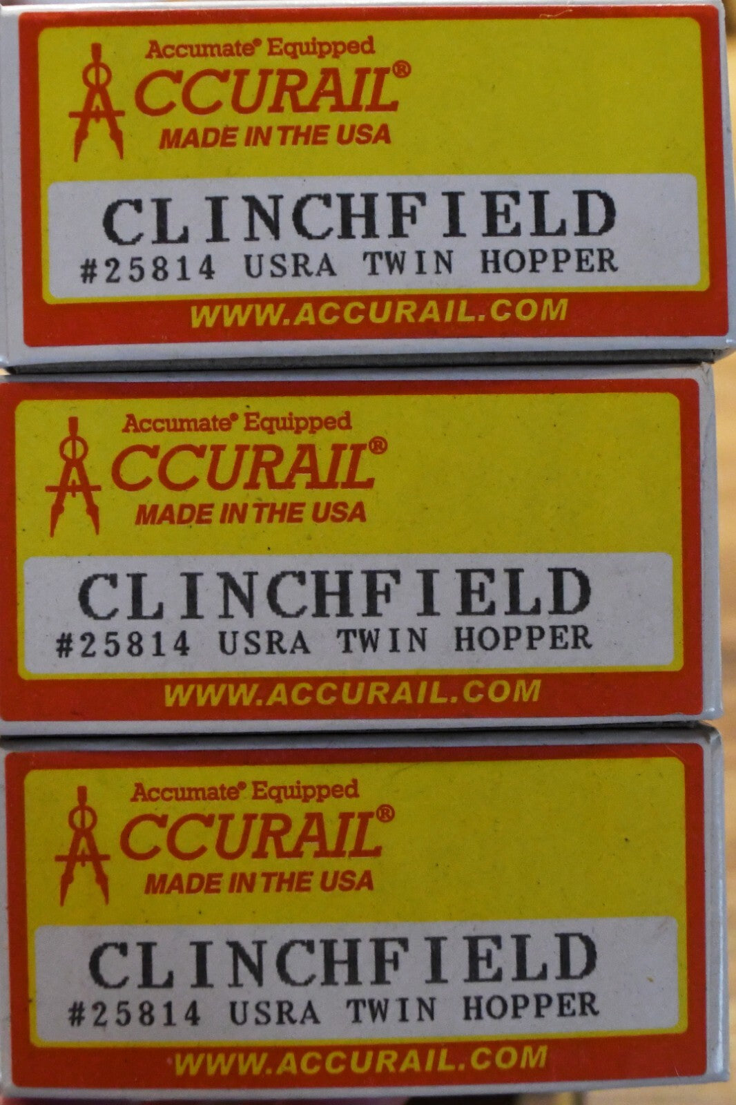 Accurail HO #2581.4 USRA Twin Hopper (3 Pack)