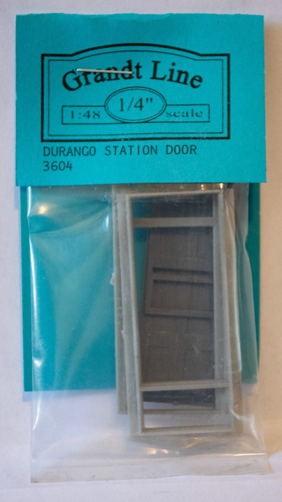 Grandt Line O #3604 Durango Station Door -- With Frame & Transom