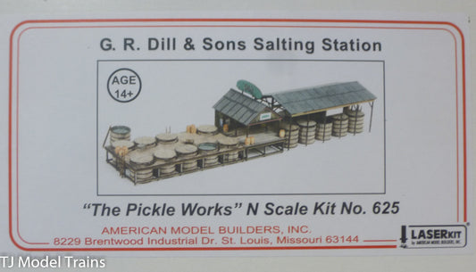 American Model Builders N #625 G.R. Dill & Sons Salting Station (Laser Kit Form)