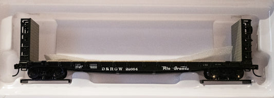 Walthers HO #910-5925 53' GSC Bulkhead Flatcar - Ready to Run -- Denver & Rio Gr