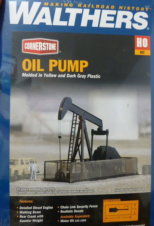 Walthers HO #933-3170 Walking Beam/Horse Head Oil Pump -- No Motor, Kit -