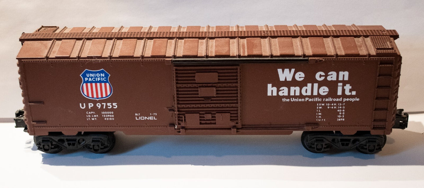 Lionel O Scale (Used) #9755 Union Pacific Boxcar