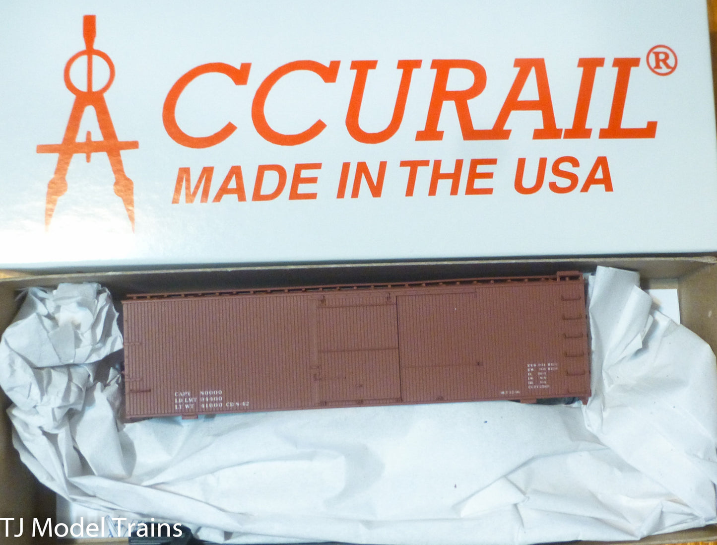 Accurail HO #1397 Data Only (1940's) 36' Dbl. Sheath Mtl Ends (Plastic Kit)
