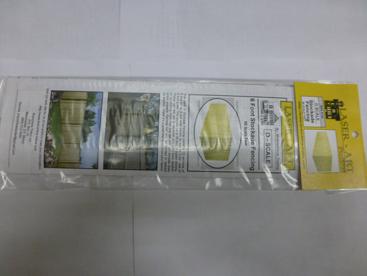Branchline #706 O Scale Stockade Fencing 88 Scale Feet