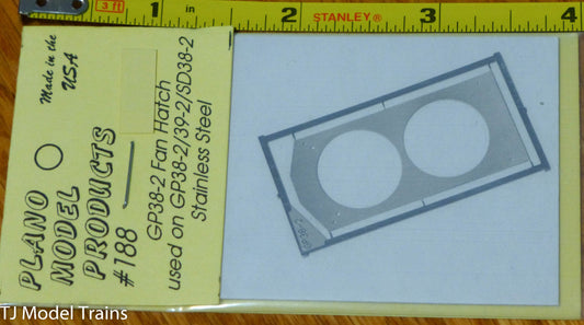 Plano HO #188 GP38-2 Fan Hatch