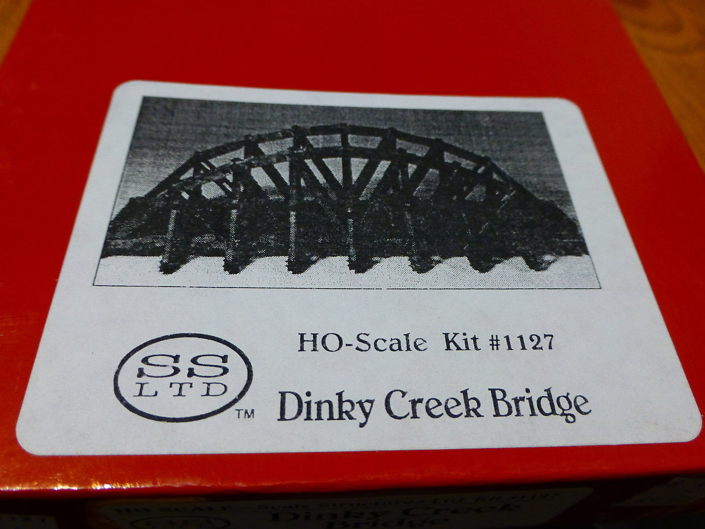 Scale Structures Ltd. #1127 Dinky Creek Bridge (Kit form) Craftsman (Wood & Cast