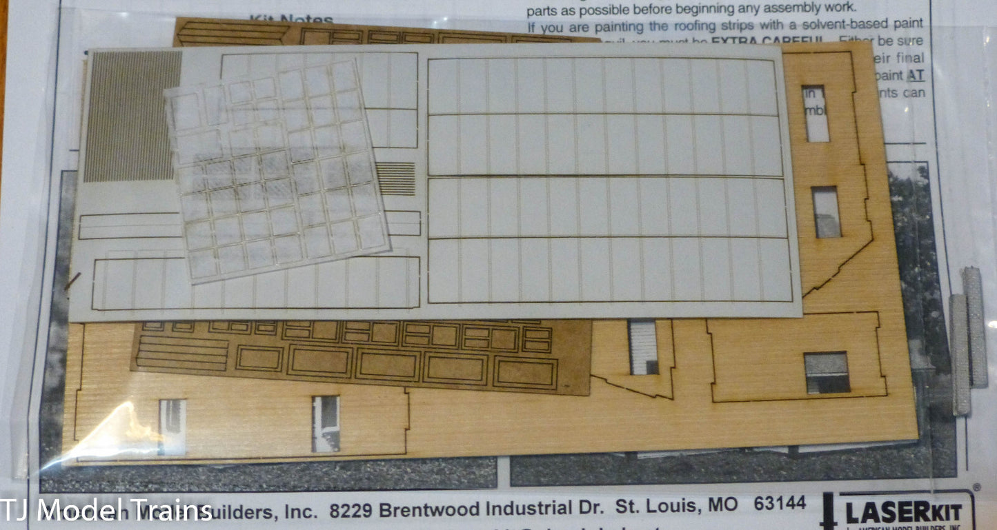 American Model Builders, Inc N #640 Two Story Farm House Kit (Wood Laser Kit)