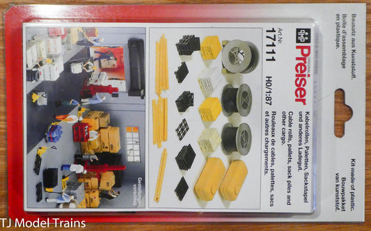 Preiser HO #17111 Cargo Accessories