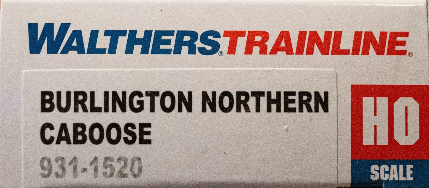 Walthers HO #931-1520 Wide-Vision Caboose - Ready to Run -- Burlington Northern