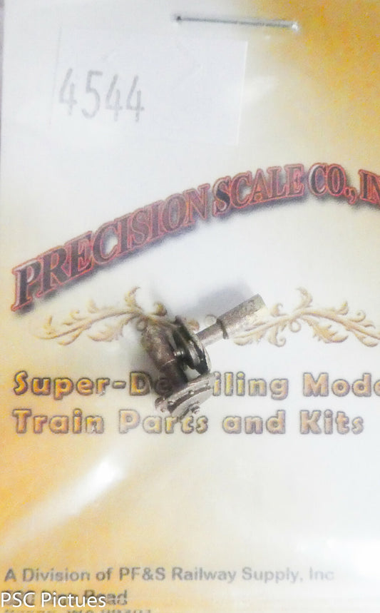 Precision Scale O #4544 Plugs, 10" Dia. Clean-Out, Santa Fe Type(Brass Castings)