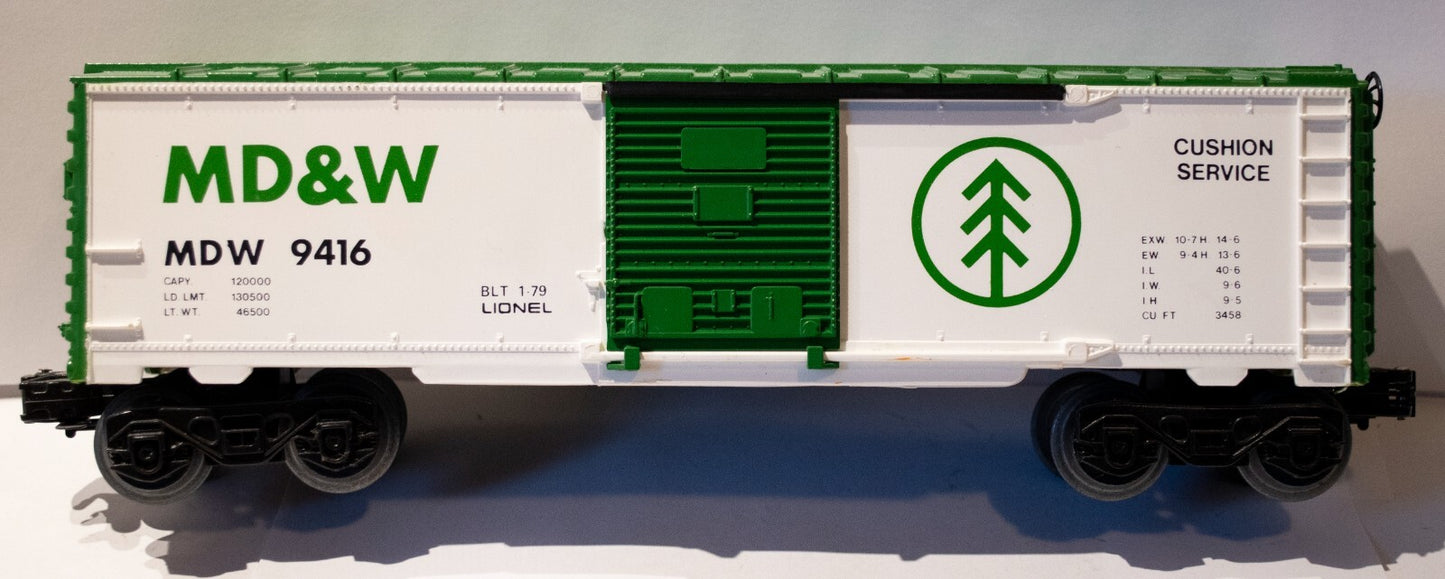 Lionel O Scale  #6-9416 Minnesota Dakota & Western Boxcar