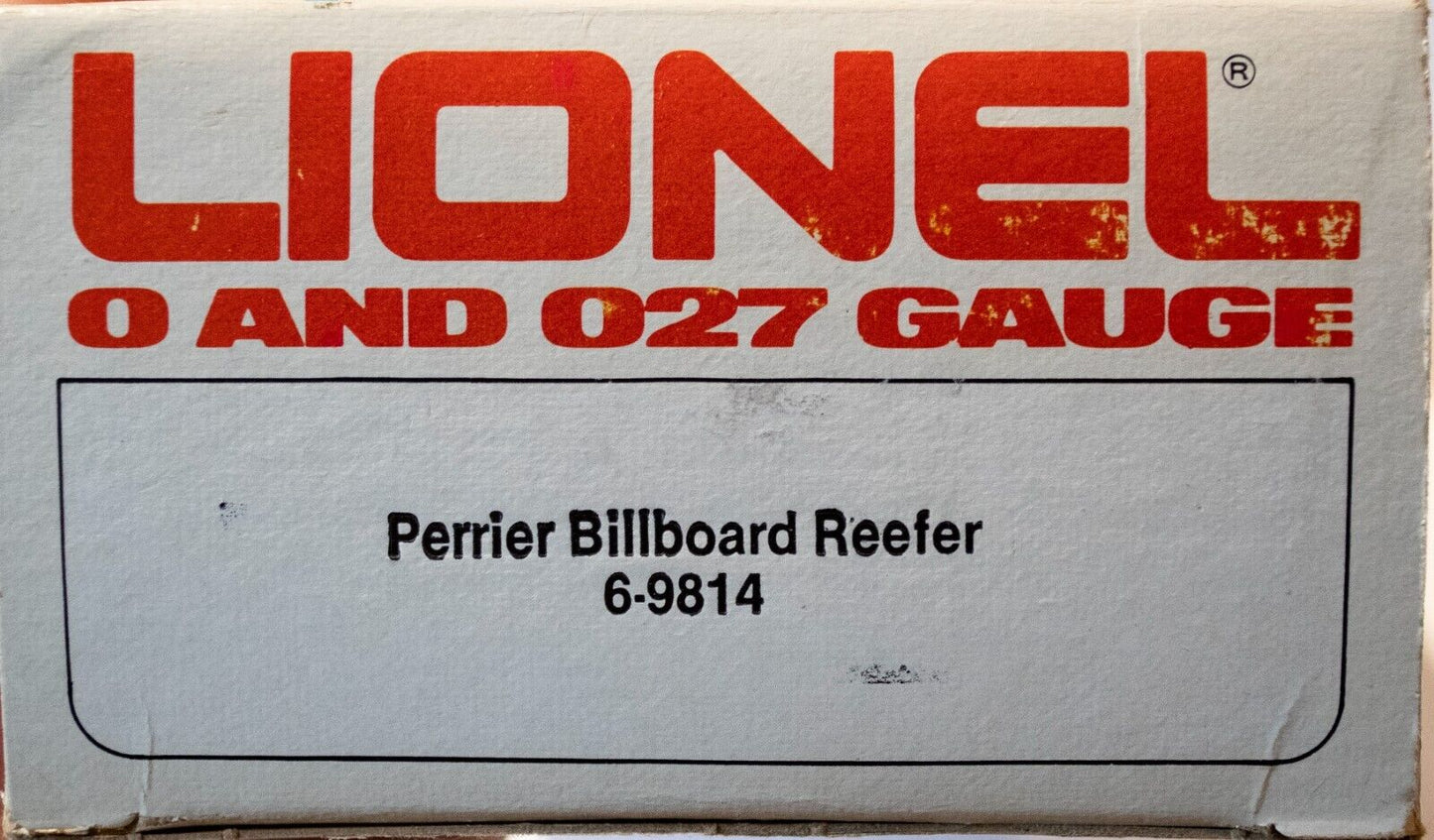 Lionel #6-9814 Perrier Billboard Reefer