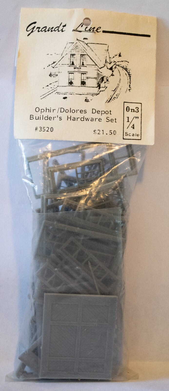 Grandt Line O #3520 Ophir/Delores Depot Detail Set