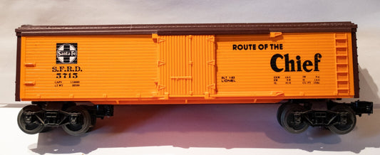 Lionel O Scale (Used) #5715 Santa Fe Woodside Reefer