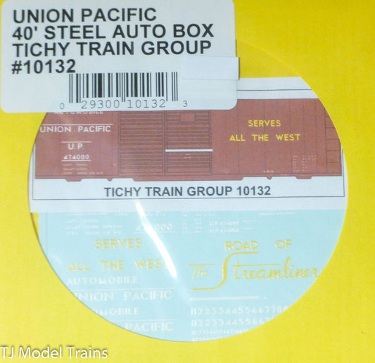 Tichy Train Group #10132 Decal for: Union Pacific 40' Steel Auto Boxcar (Serves